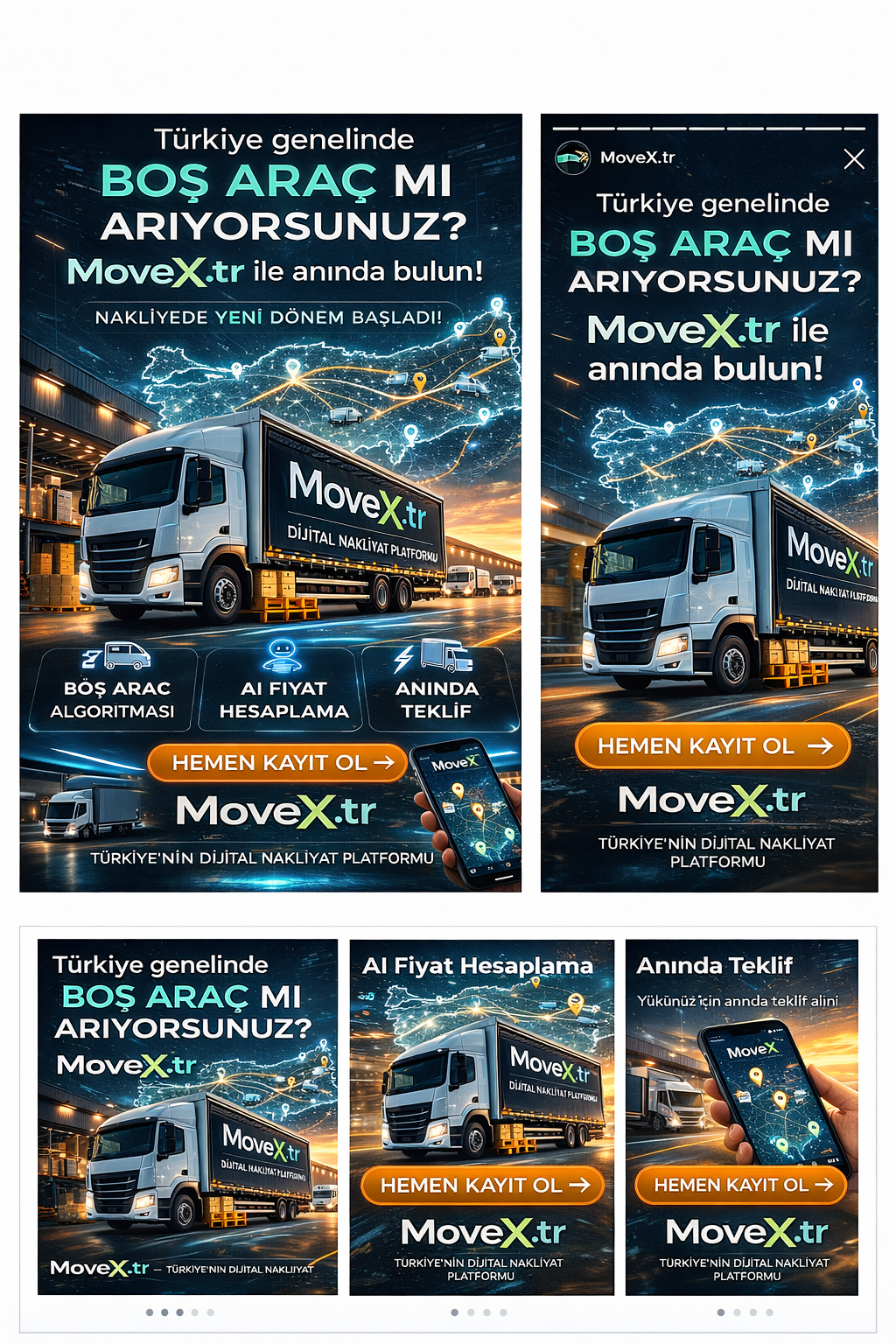 Denizli’den Türkiye’ye yeni bir dijital platform doğdu.

Denizli’li bir iş insanının geliştirdiği MoveX, lojistik ve evden eve nakliyat sektörüne yeni bir çözüm getiriyor.

✔️ Basit kullanım
✔️ Güvenli sistem
✔️ Ücretsiz platform
✔️ 165.000 araçlık büyük ağ

🚚 Yükünüz için dönüş aracı bulun
📦 Nakliye işlerinizi kolayca planlayın

👉 MoveX.tr